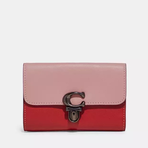 Coach Pink and Red Women's Wallet - Picture 7 of 7